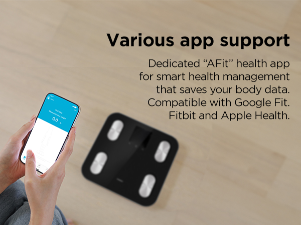 mooas smart scale body digital bathroom scale smart body scale