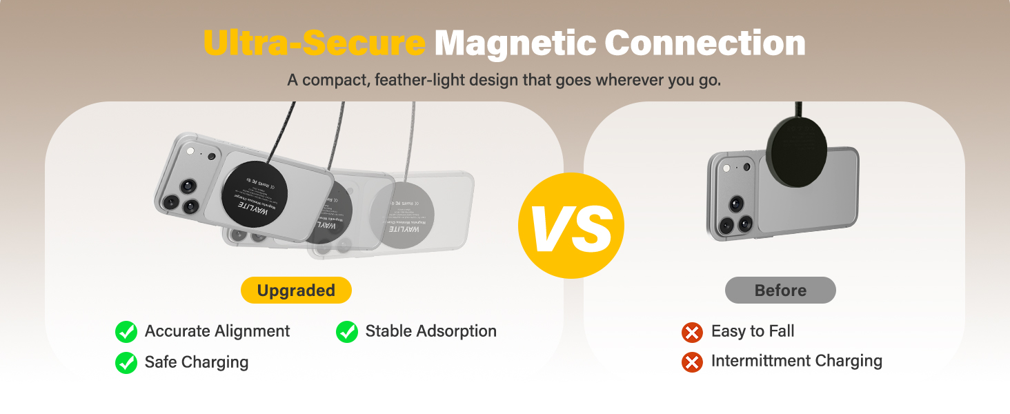 magnatic wirelss charger for iphone