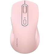TECKNET Bluetooth Mouse, [ USB + BT1 + BT2 ] Wireless Mouse for Laptop, Silent Click, Full-Size, ...