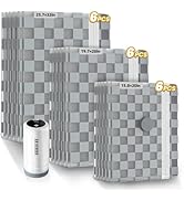 Vacuum Storage Bags with 5KPa Rechargeable Cordless Pump (2000mAh, Digital Display),18 PCS (3 Siz...