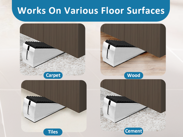 Heavy Duty Door Stop Can Be Used On Any Floor