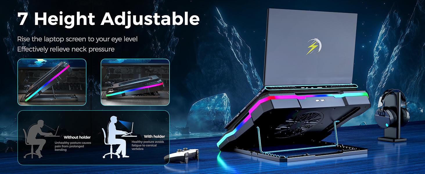 cooling pad for gaming laptop laptop lap desk with cooling fan laptop cooling pad 17 inch