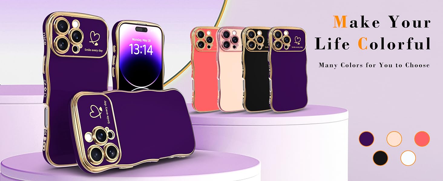 Many Colors for You to Choose White Black Pink Hot Pink Dark Purple