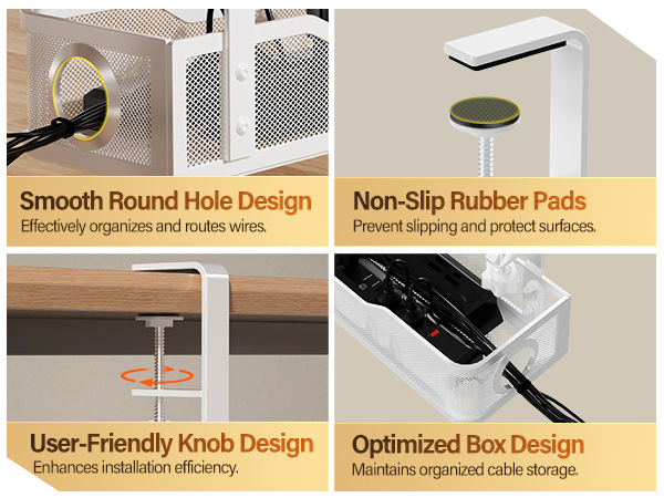 under desk cable management