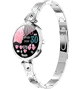 Women Smart Watch for Android IOS Phone Fitness Tracker Heart Rate Blood Pressure Waterproof Acti...