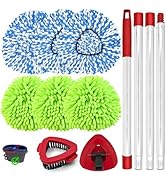 Hezane Mop Heads for O Cedar RinseClean 2 Tank Spin Mop System, 3 Microfiber Mop Head Refills and...