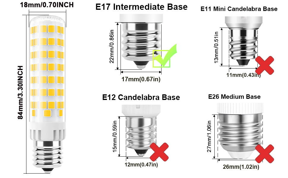 led appliance bulb 100w led microwave light bulbs ceiling fan light bulbs