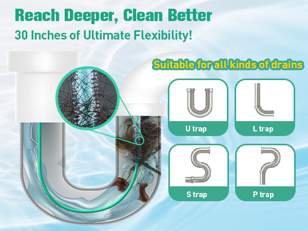 drain cleaner tool drain clog remover tool drain weasel refill snake drain clog remover