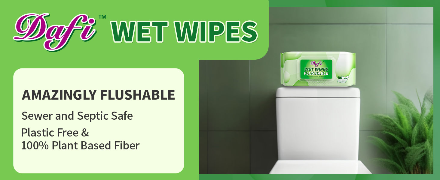 flushable wipes