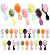 HOFASON 28 Piece Bulk Mini Wet Hair Brush, Women Bridesmaid Gift Toddler Girls Women Small Travel...