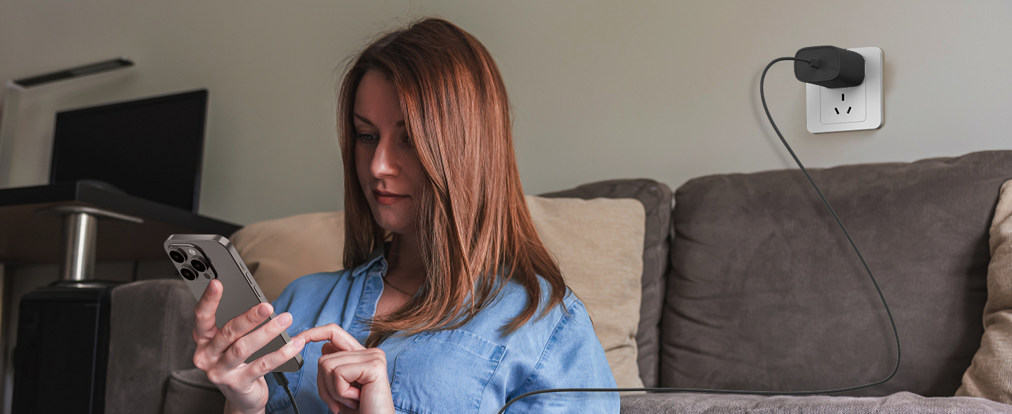 20W iPhone 15 Pro Max Charger Fast Charging,10FT Long Type USB C Cable Cord 