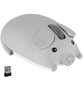 Wireless Bluetooth Mouse Cute Animal Pig Shape 2.4G &amp; Bluetooth Dual Mode Computer Mice with USB ...