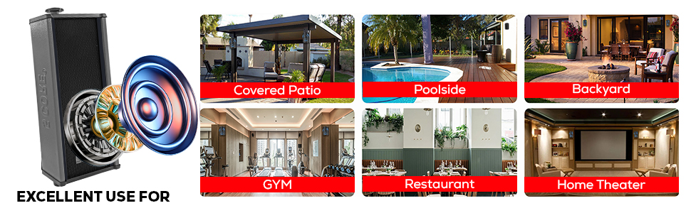outdoor speaker,wall mount speakers,outdoor speakers wired waterproof,surround sound speaker
