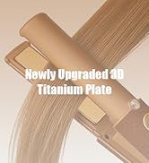 Text reads 'Newly Upgraded 3D Titanium Plate'. Close-up product shots showing gold-colored titanium plates with textured surface patterns.
