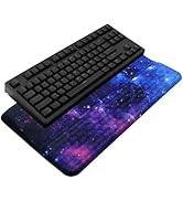 Computer Keyboard Stand with Wrist Rest, Ergonomic Tilted Keyboard Holder - Keyboard Riser with W...