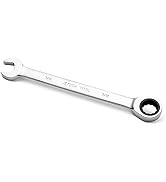 Jetech 7/8" Ratcheting Combination Wrench, 72-Tooth Reversible Gear Spanner with 12-Point Box End...
