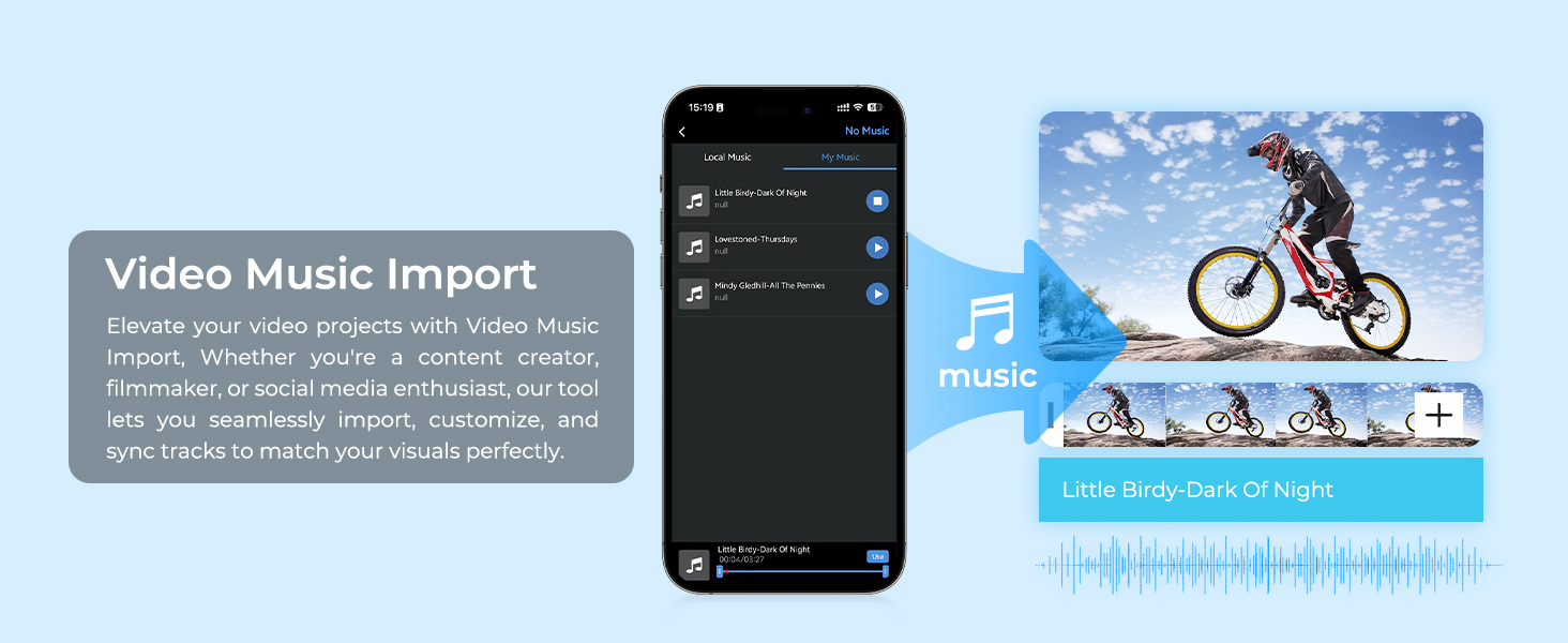 Video Music Import