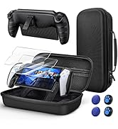 10 in 1 Accessories Kit for Playstation Portal, KOVA Carrying Case &amp; TPU Skin Cover with Kickstan...