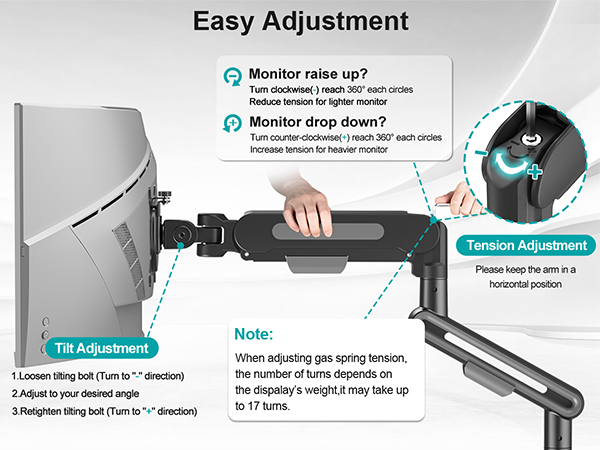 34 monitor mount for desk