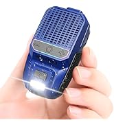 INFURTURE Wearable Bluetooth Speaker with RGB/Flashlight Waterproof Clip-On Wireless Portable Spe...