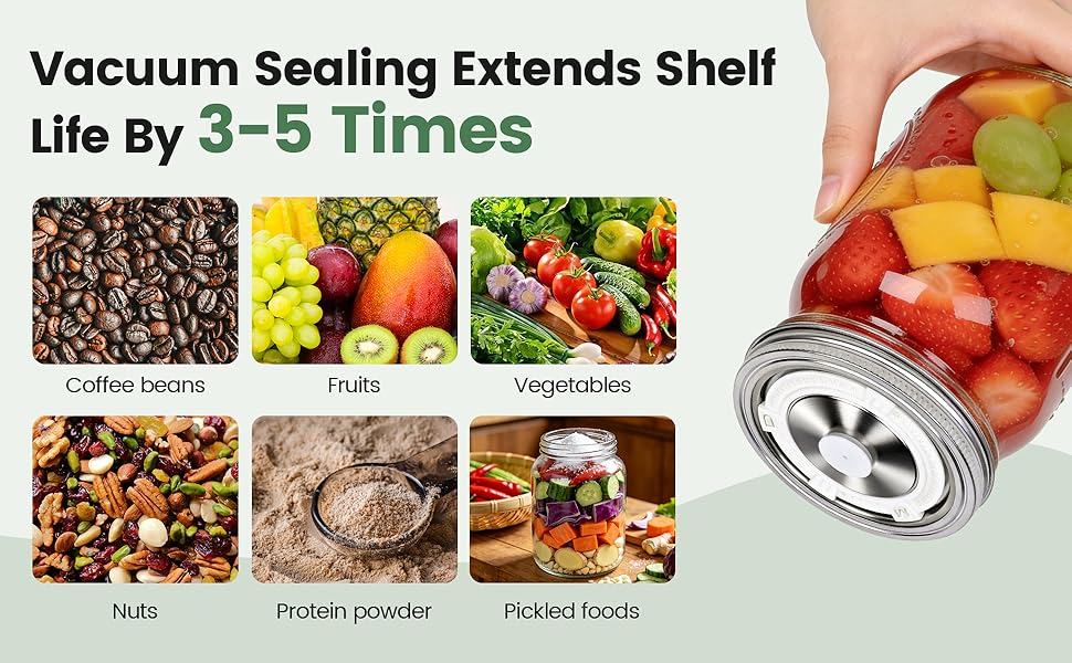 Vacuum Sealing Extends Shelf Life By 3-5 Times