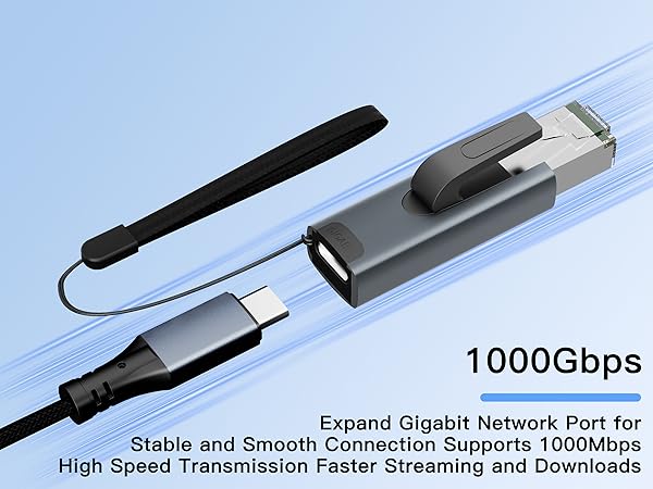 USB C vers Ethernet L&amp;#39;adaptateur