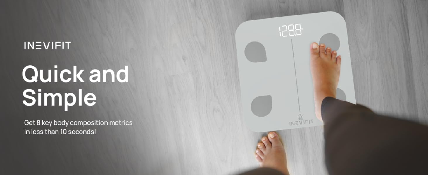 I-BF003S - Bluetooth Smart Body Fat Scale - Premium A+