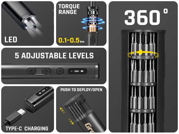 mini electric screwdriver set