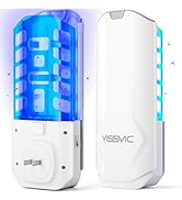 YISSVIC Flying Insect Trap Plug-in Mosquito Killer Indoor Gnat Trap Moth Catcher Fly Tapper with ...