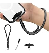 Kaptron Adjustable Phone Wrist Strap - Universal Cell Phone Lanyard Wrist Strap with Lanyard Patches
