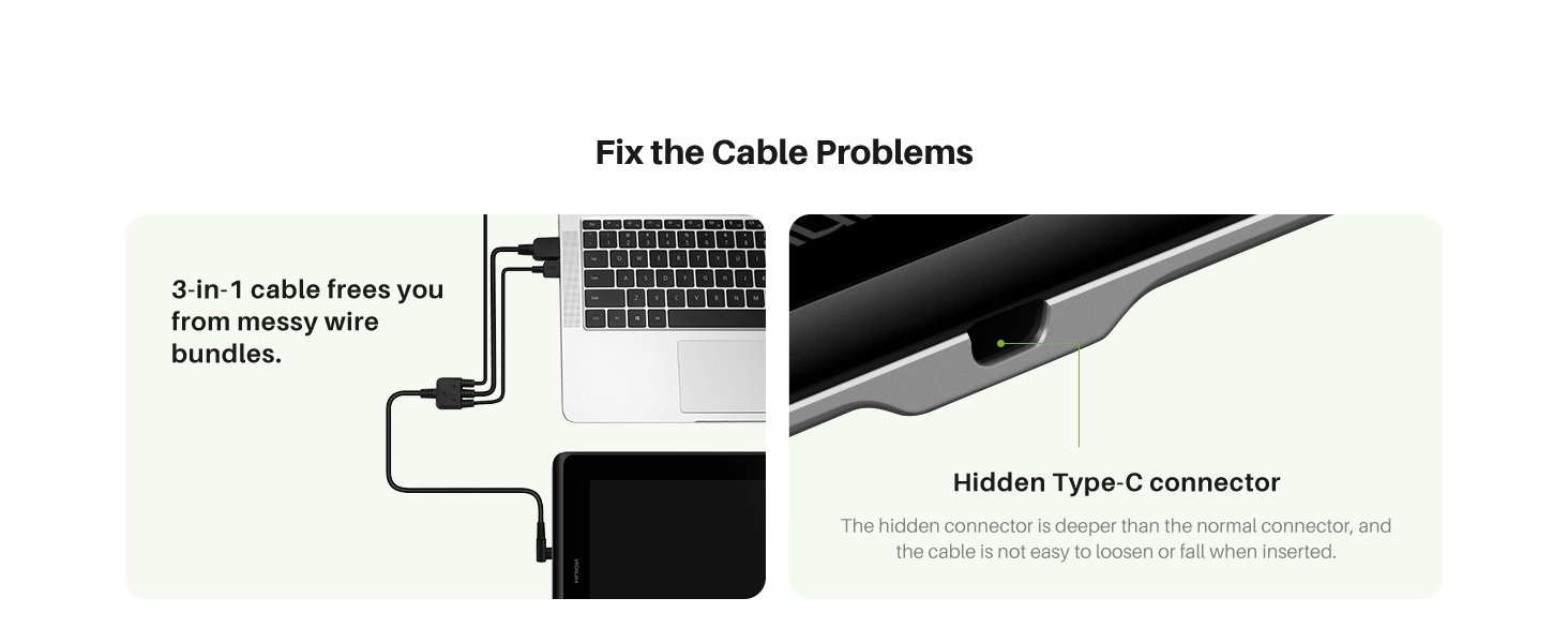 Kamvas Pro16 V2 Fix the Cable Problems