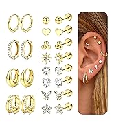 hypoallergenic earrings gold earrings for women gold stud earrings