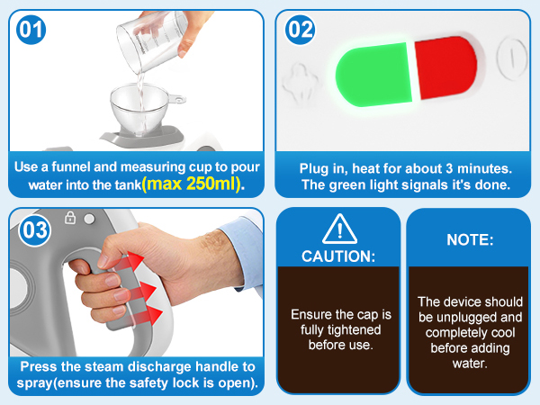 handheld steam cleaner