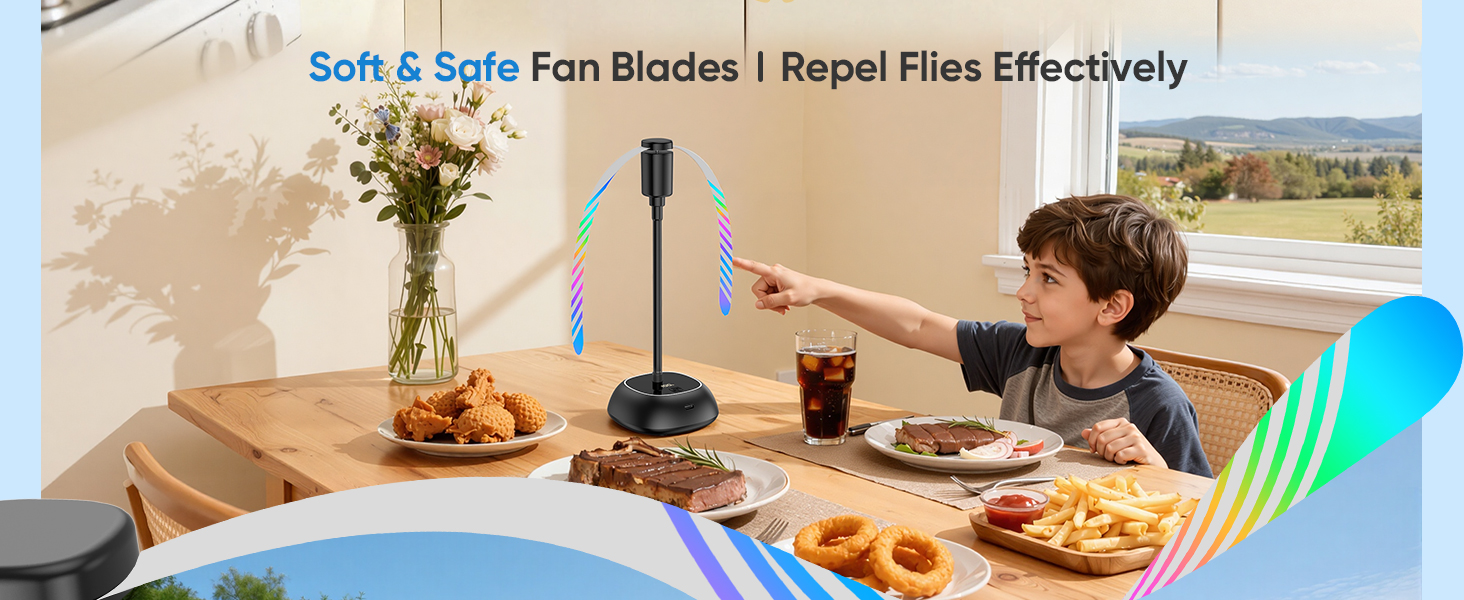 fly fans for tables