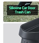 BMZX Car Trash Can Trash Bin, Accessories for Interior Mini Garbage Can, Car Door Trash Can,Multi...
