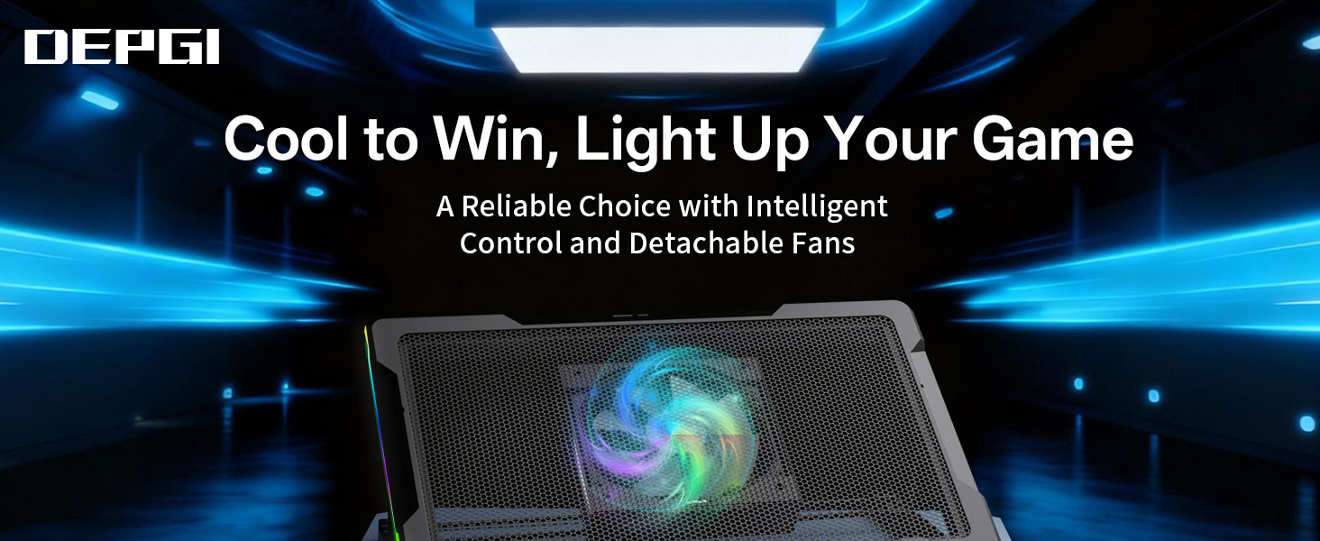 A high-performance laptop cooling pad with fans actively cools a laptop to reduce heat