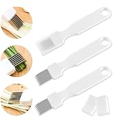 JINGIHE 3Pcs Shred Silk the Knife, Scallion Green Onion Cutter Shred Knife, Vegetable Cutter for ...