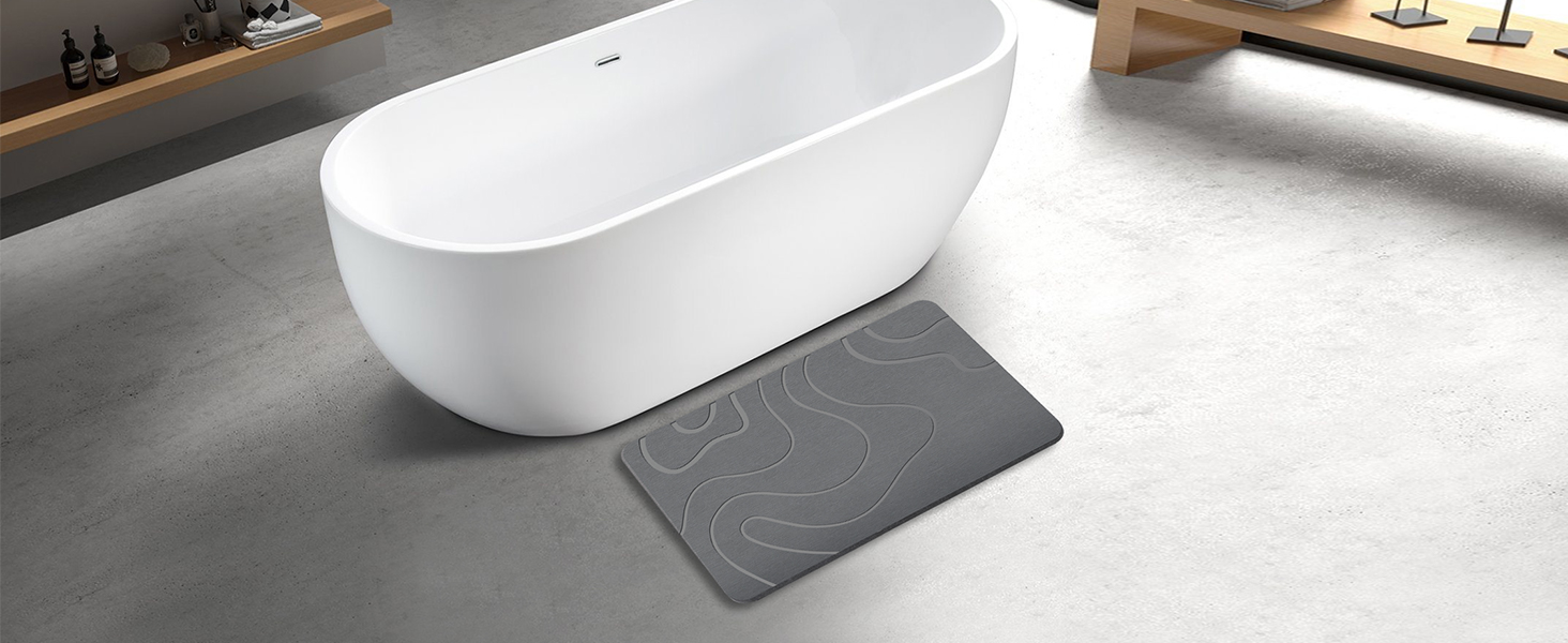 stone bath mat for bathroom