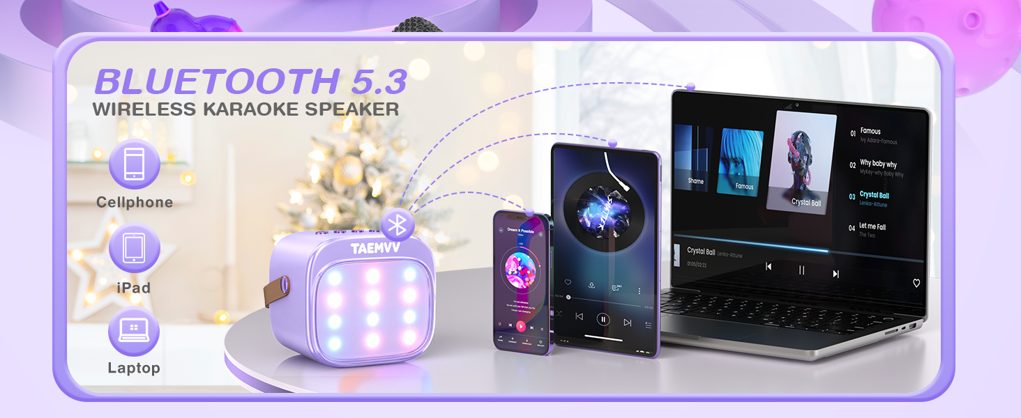 Mini Karaoke Machine for Kids