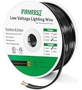 FIRMERST 18/2 Low Voltage Landscape Wire Outdoor Lighting Cable SPT-2W 200 Feet