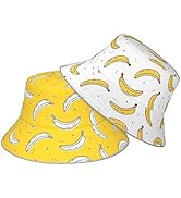 Bucket Hat Double-Side-Wear Reversible Sun Hat Beach Travel Hiking for Women Men