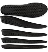 Ailaka Height Increase Insoles for Men Women, Honeycomb Shock Absorbing Cushion Insoles, Replacem...