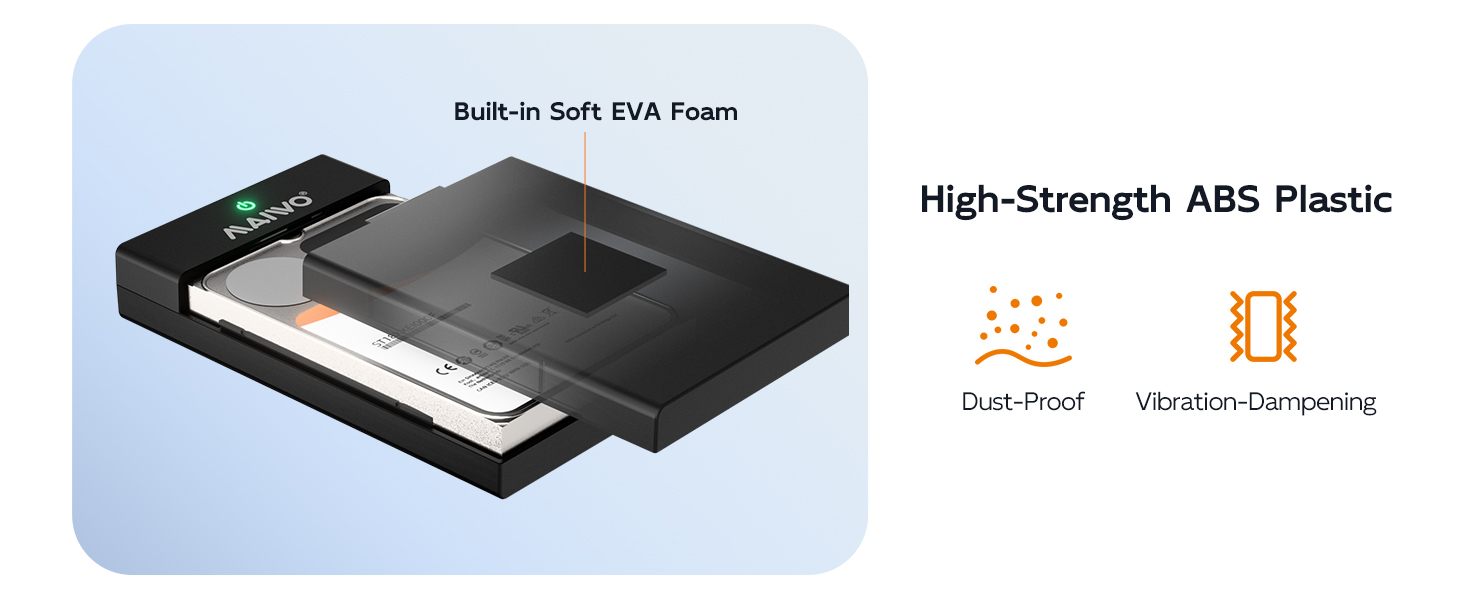 2.5 3.5 inch external hard disk enclosure hard drive sata to usb housing caddy tool free dock