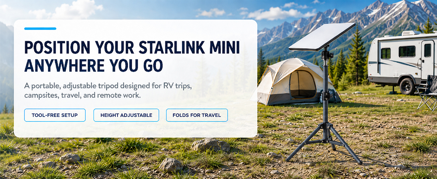 Portable Tripod for Starlink Mini