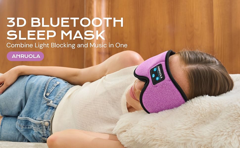 sleep mask with Bluetooth headphones, Bluetooth sleep mask, sleep headphoneseye mask with headphones