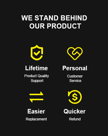 We Stand Behind Our Product