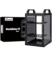 GeeekPi DeskPi RackMate TT Mini Server Cabinet for Mini PC, Network, Servers, Audio, and Video Eq...