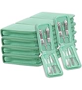 Manicure Set Bulk, Nail Clippers Kit Stainless Steel Fingernail Clippers Set, Sturdy Nail Tip Cut...