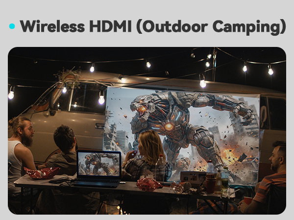 Wireless HDMI outdoor