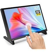 ELECROW Portable Monitor, 10 Inch Touch Screen, 1280x800 HD Monitor for PC, Raspberry Pi, 3D Prin...